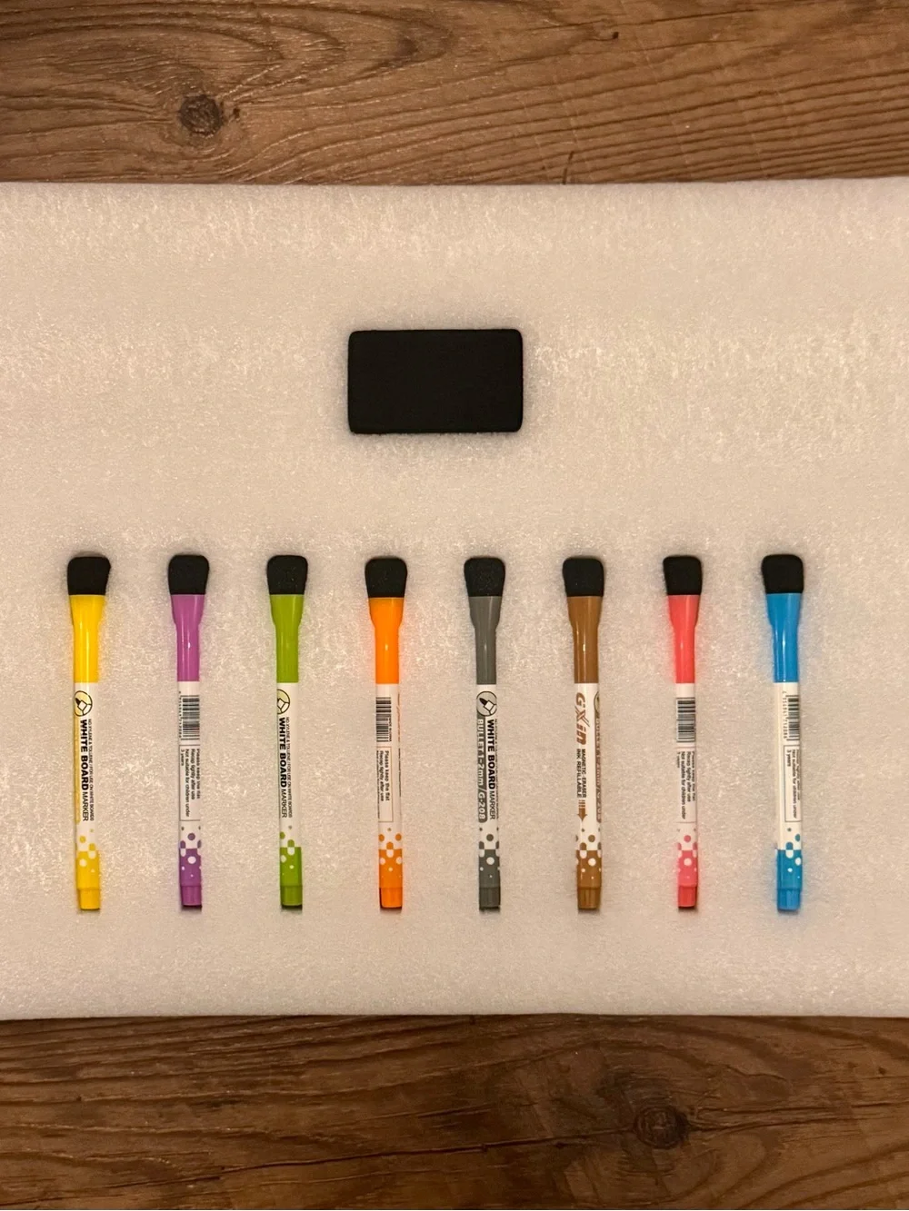 Magnetic Monthly & Weekly Planner Set Grocery List Dry Erase Markers for Fridge